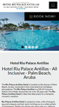 Mobile Screenshot of hotelriupalaceantillas.com